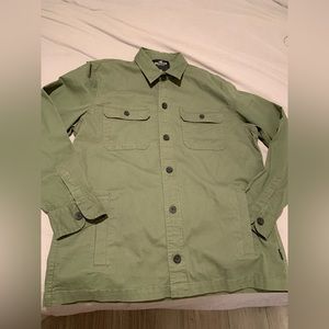 Mens Hollister army green lightweight jacket XL
